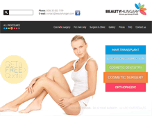 Tablet Screenshot of beautyhungary.com